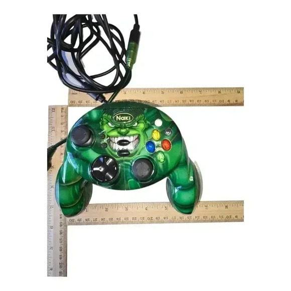 Naki *READ* The Incredible Hulk HULK-PAD Analog Controller For XBOX Model: 80700 - Picture 3 of 13